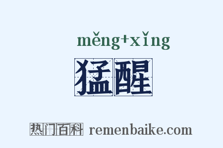 猛醒是什么意思的图片